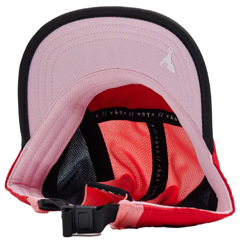 Vaga Club Cap in Red/Poster Pink/Peach-3