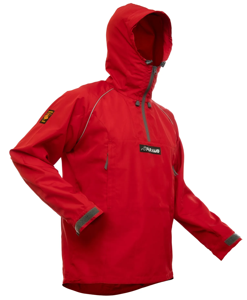Paramo Men's Fuera Windproof Smock in Fire-1