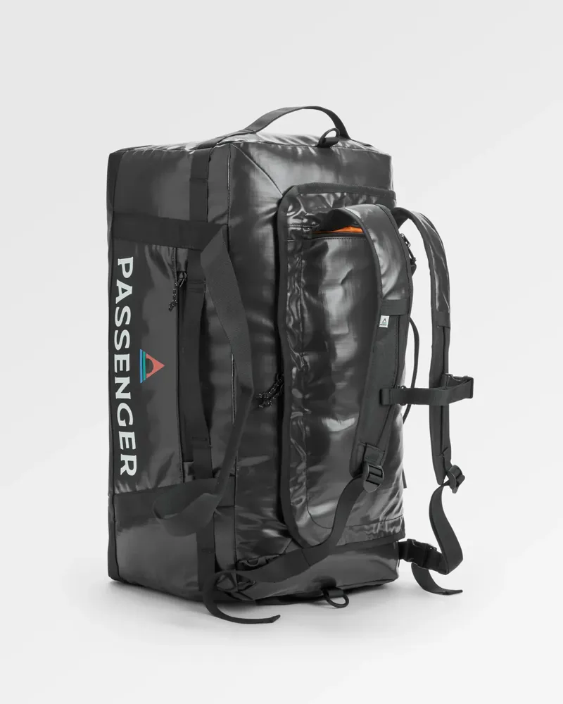 Passenger Roamer Recycled 60L Duffel Bag in Phantom Black-3