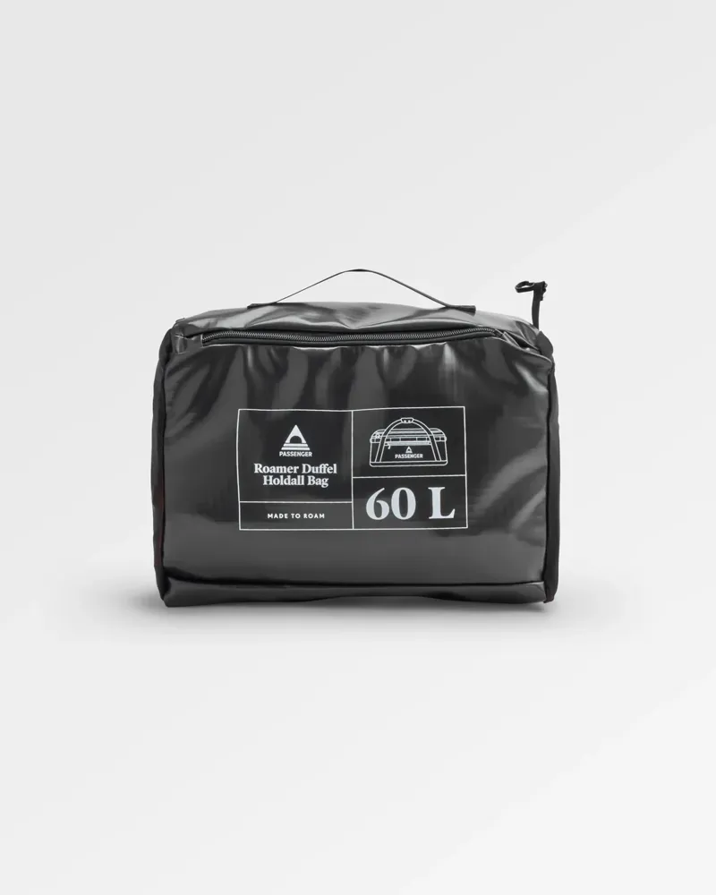 Passenger Roamer Recycled 60L Duffel Bag in Phantom Black-5