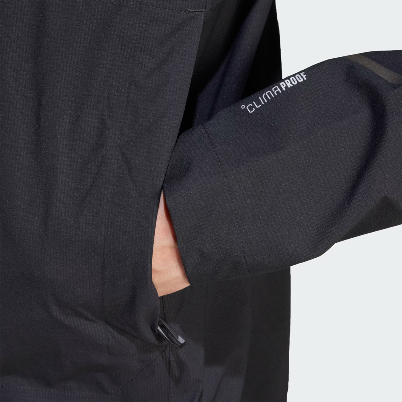 Adidas Men's XPR Light Rain Jacket in Black-4