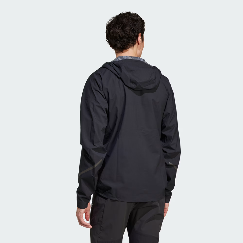 Adidas Men's XPR Light Rain Jacket in Black-3