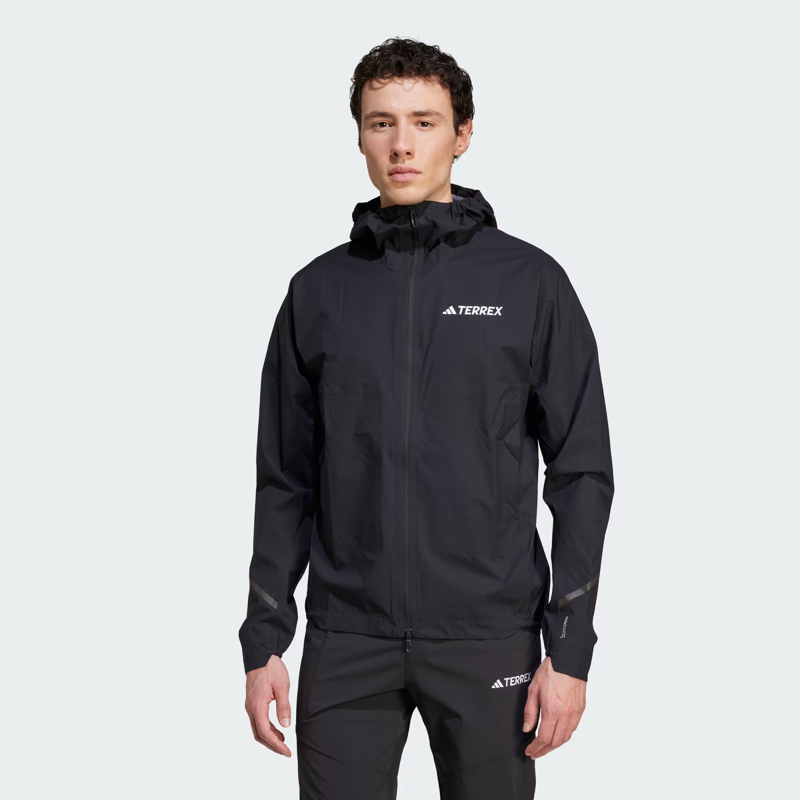 Adidas Men's XPR Light Rain Jacket in Black-1