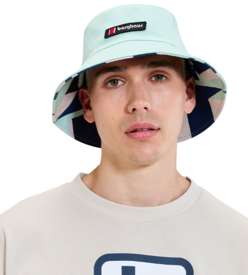 Berghaus 1997 Reverse Bucket Hat in Light Green