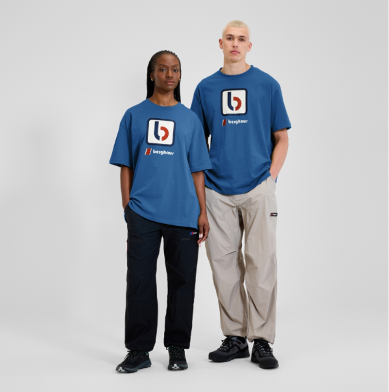 Berghaus The B Tee in Blue-3
