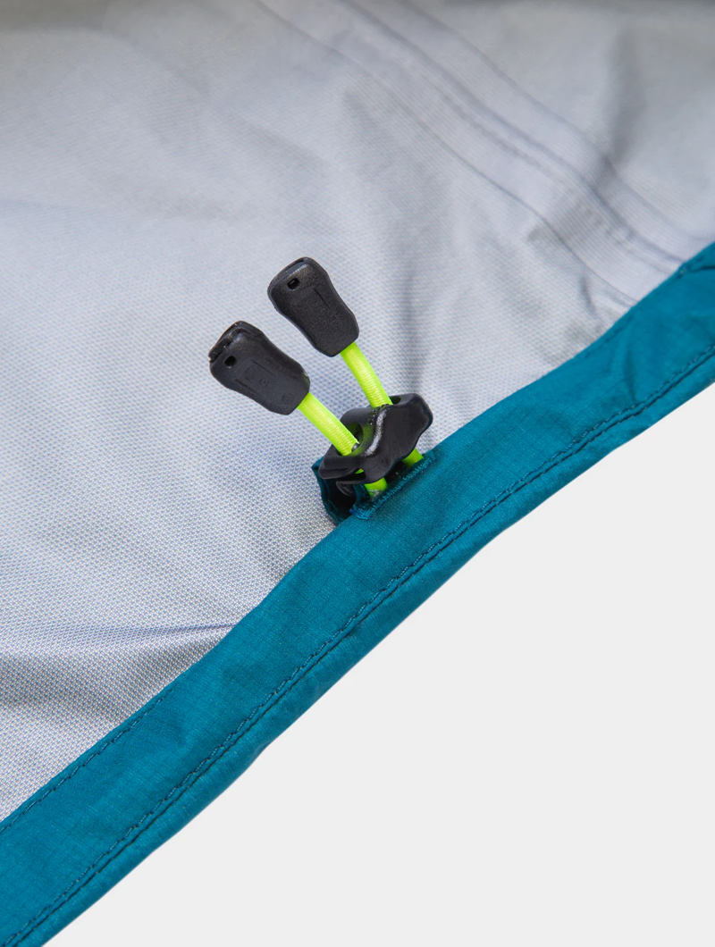 Ronhill Men's Tech Gore-Tex Mercurial Jacket in Deep Teal/Acid-6