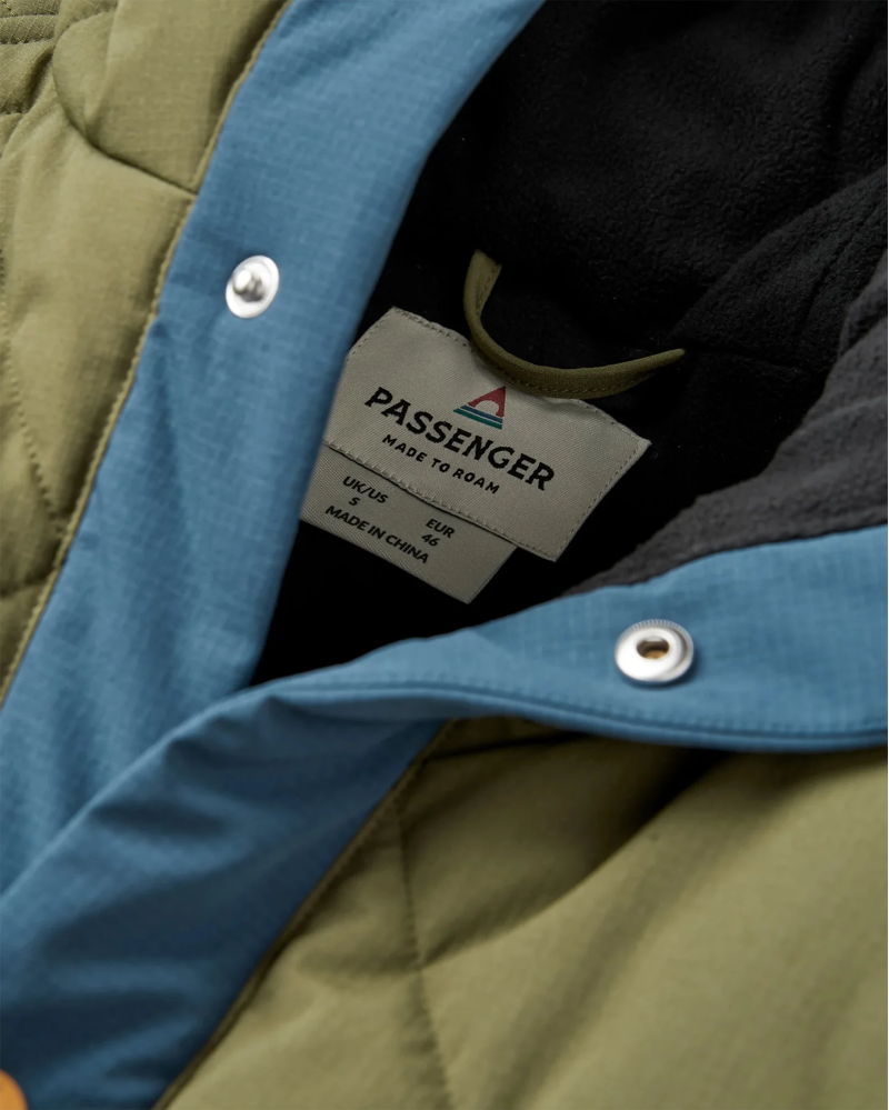 Passenger Campscape Parka in Black/Khaki-7