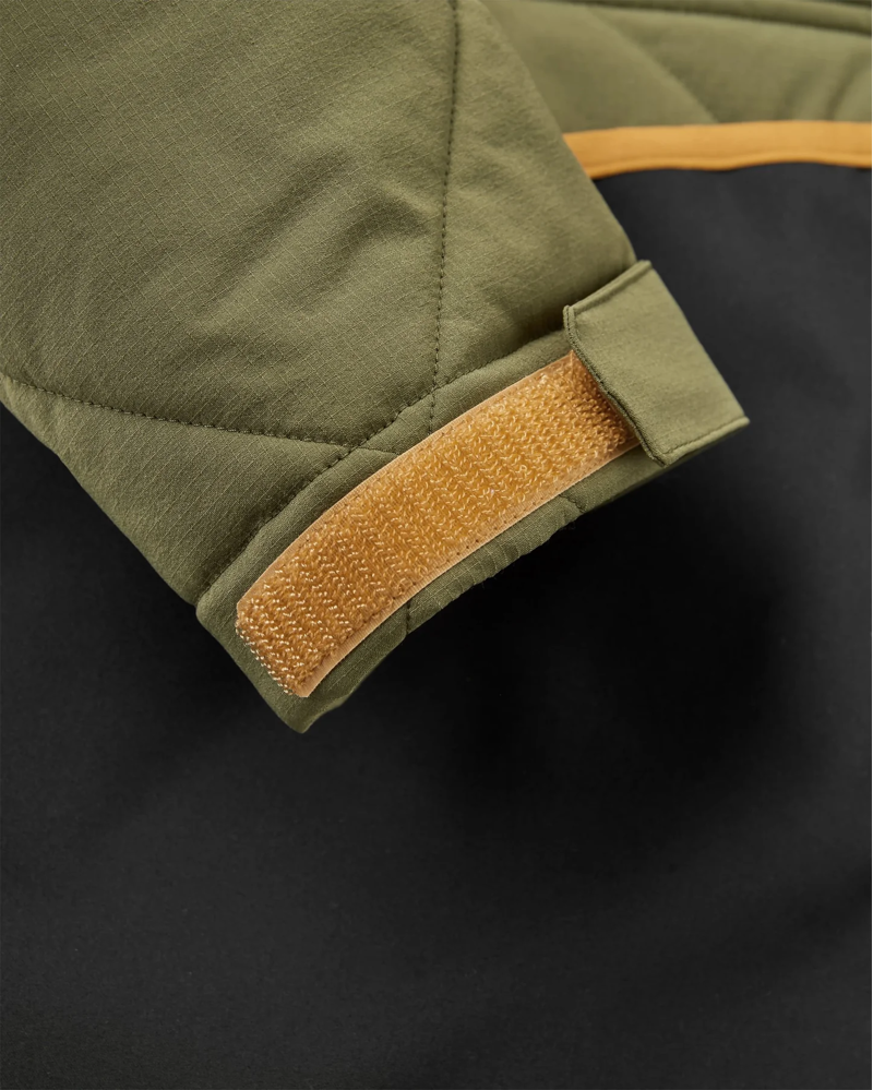Passenger Campscape Parka in Black/Khaki-2