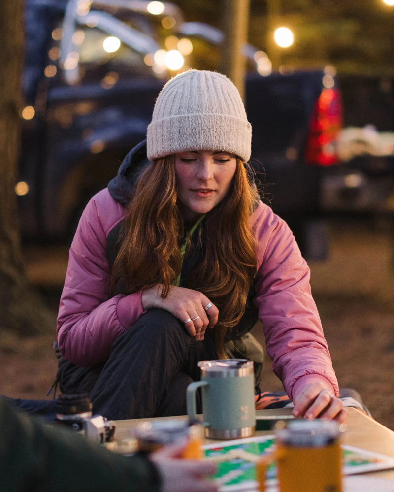 Passenger Fisherman 2.0 Recycled Beanie in Vintage White-4