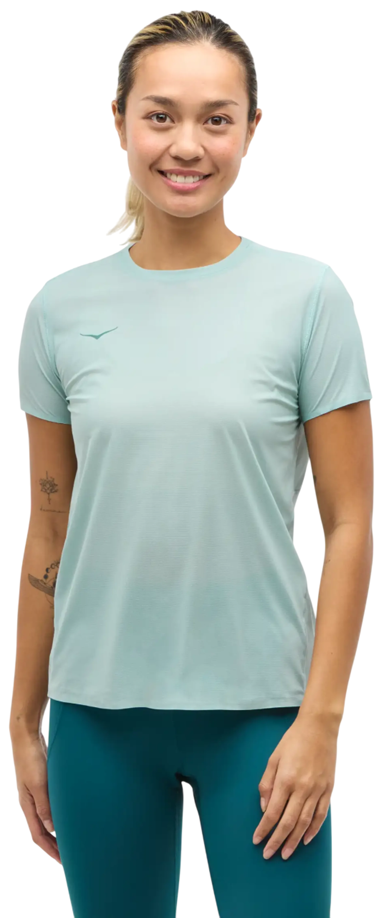 Hoka Women's Airolite Run Tee in Druzy