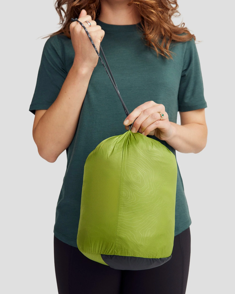 Kathmandu Women's Epiq Longline Down Coat in Black-5