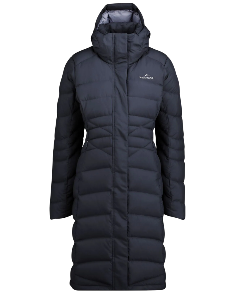 Kathmandu Women's Winterburn Longline Down in Pure Navy