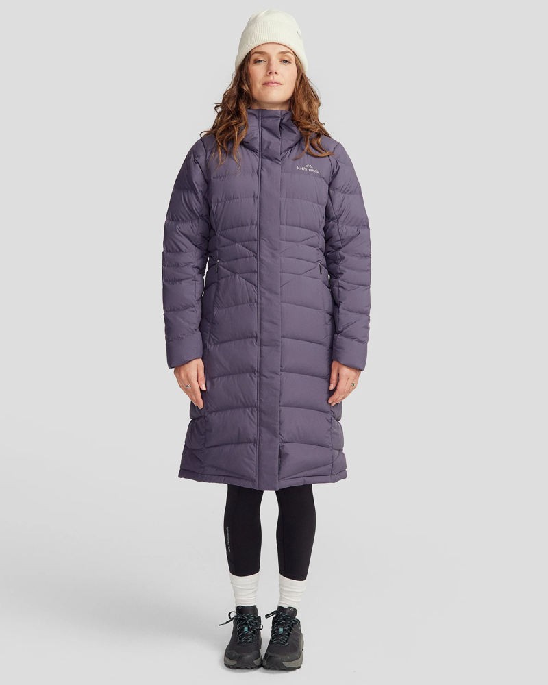 Kathmandu Women's Winterburn Longline Down in Orbit-2