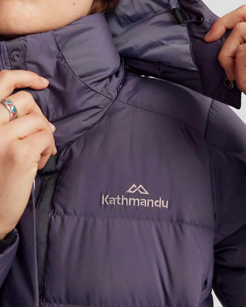 Kathmandu Women's Winterburn Longline Down in Orbit-6