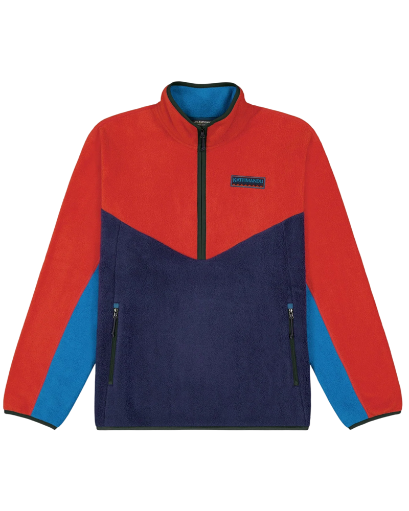 Kathmandu Men's Trailhead Fleece Heritage in Classic Red