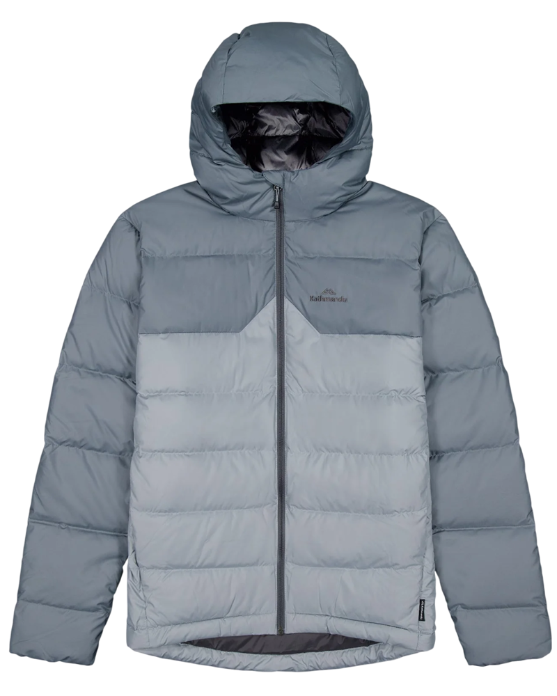 Kathmandu Men's Epiq Hooded Down Jacket V2 in Moon/Light
