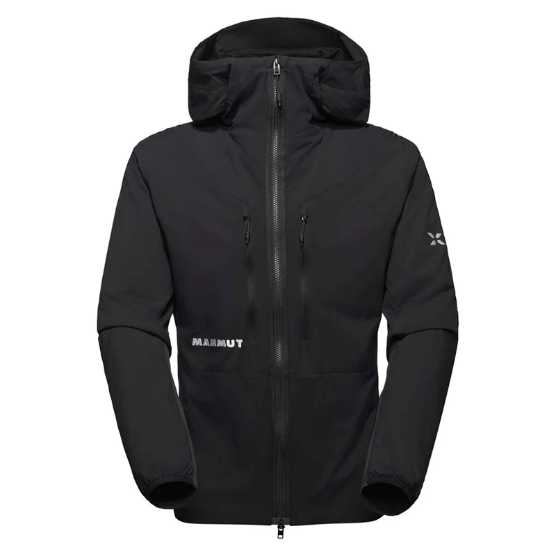 Mammut Men's Eiger Nordwand IN Flex Air Hooded Jacket in Black
