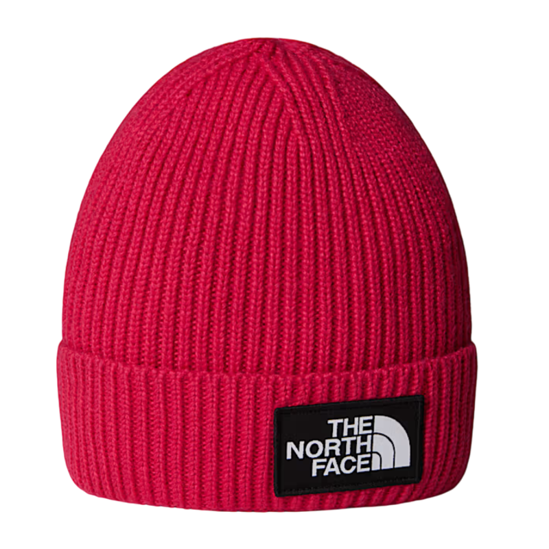 The North Face Kid's Logo Box Cuffed Beanie in Lali Guran