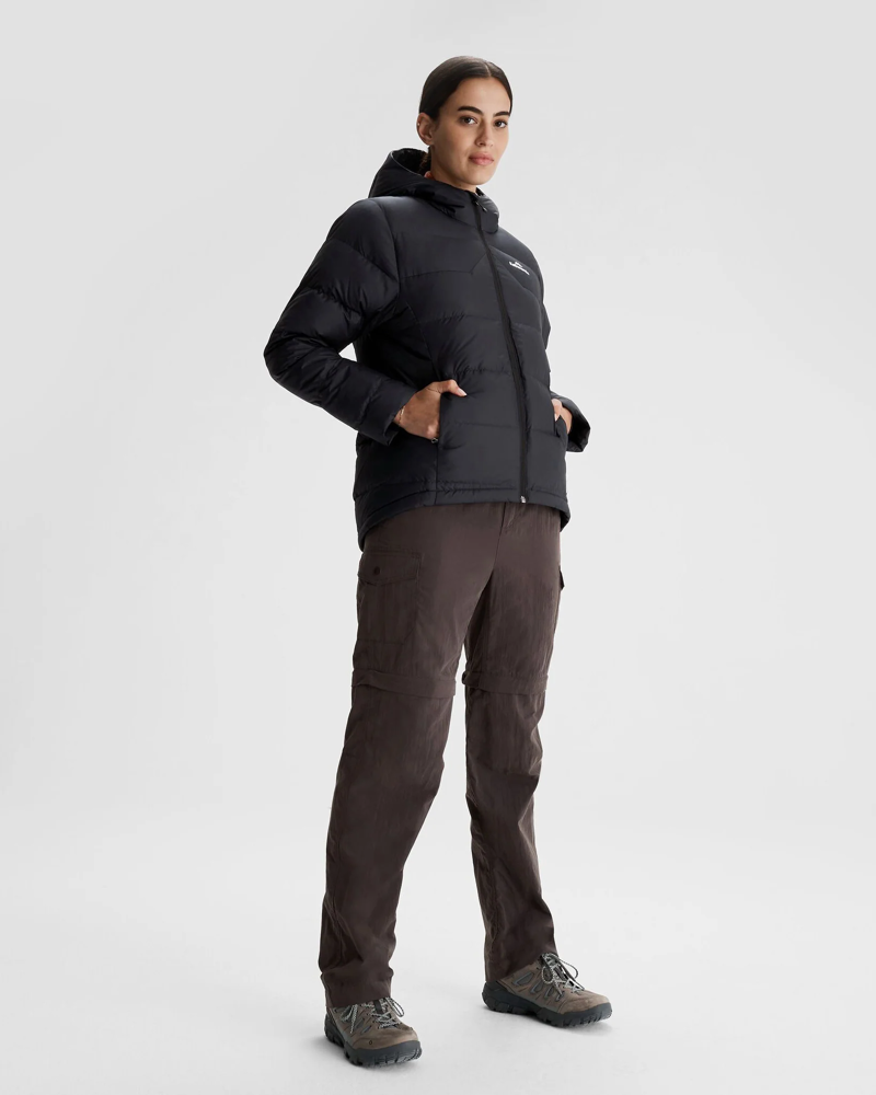 Kathmandu Women's Epiq Hooded Down Jacket V in Black-8