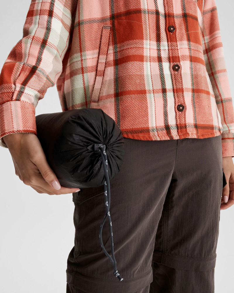 Kathmandu Women's Epiq Hooded Down Jacket V in Black-2