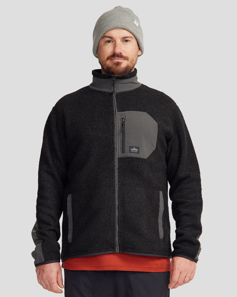 Kathmandu Co-Z High Pile Jacket V3 in Black Sting-2