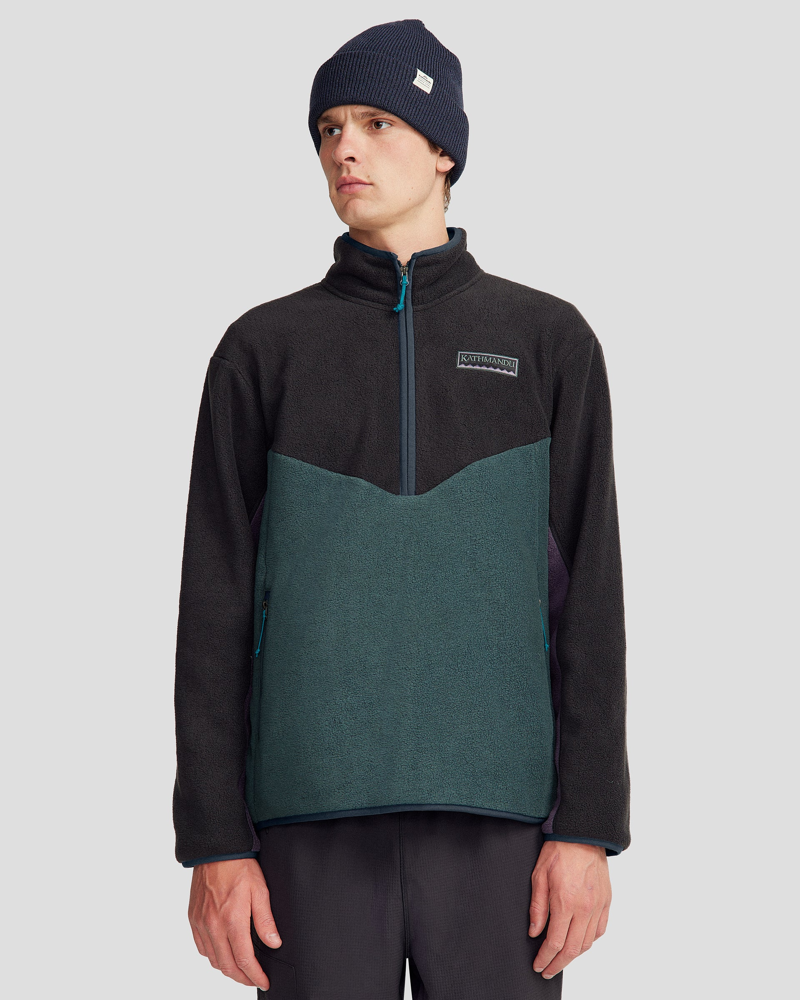 Kathmandu Men's Trailhead Fleece Heritage in Black Sting-1