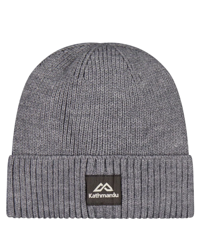Kathmandu Badge Beanie V3 in Light Grey
