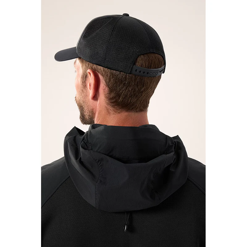 Arc'teryx Bird Word Trucker Hat in 24K Black-4