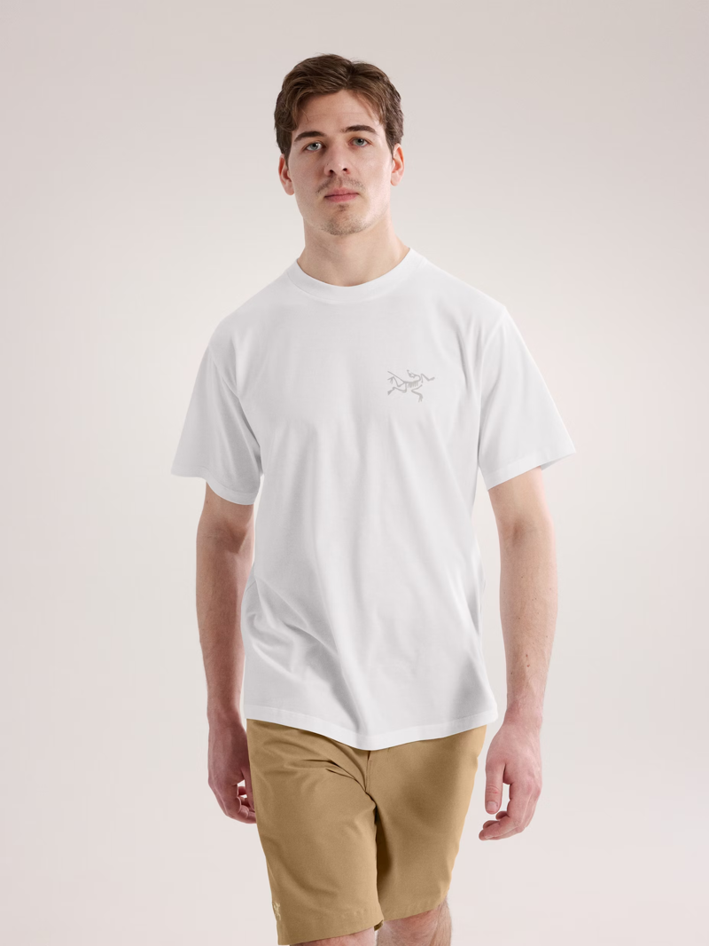 Arc'teryx Men's Kragg SL Cotton Tee in White Light-1