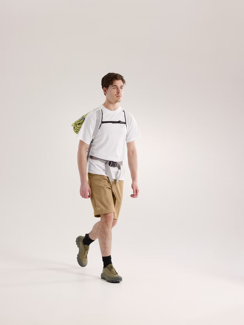 Arc'teryx Men's Kragg SL Cotton Tee in White Light-5