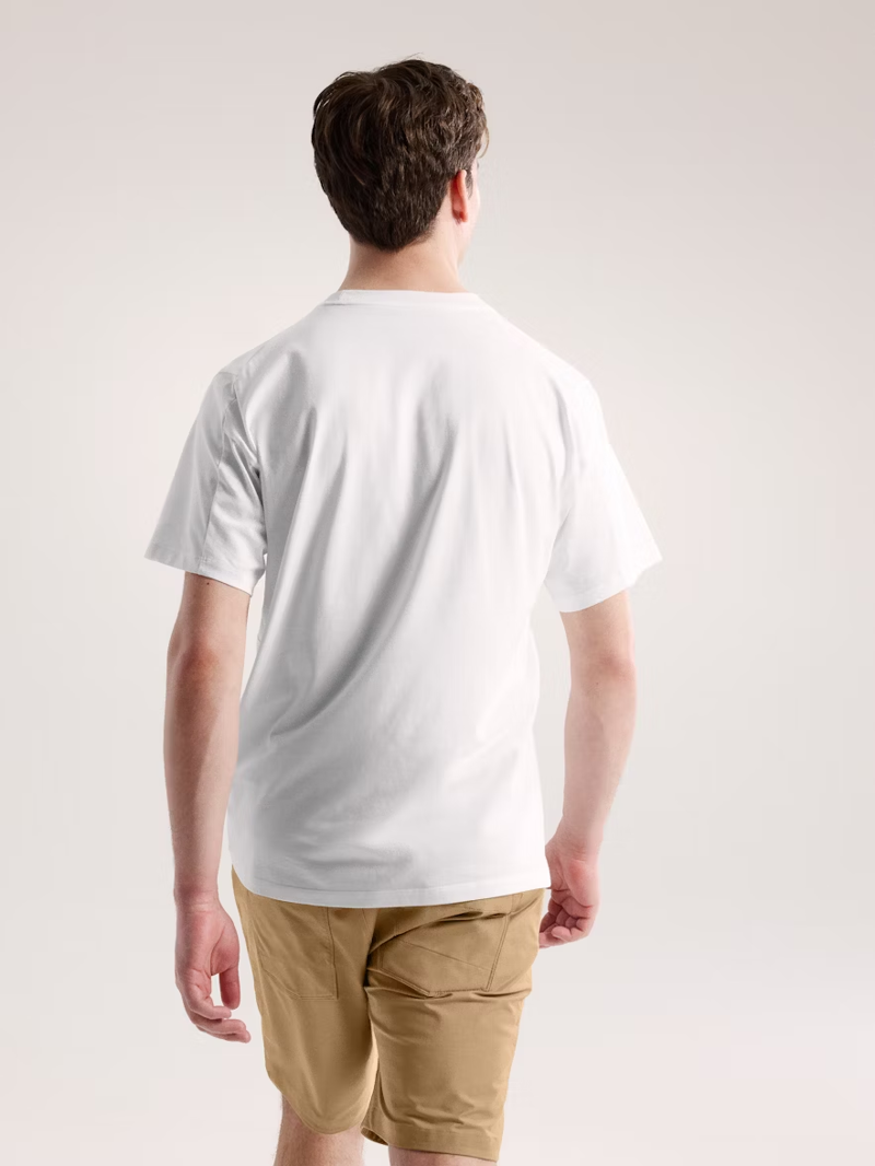 Arc'teryx Men's Kragg SL Cotton Tee in White Light-3