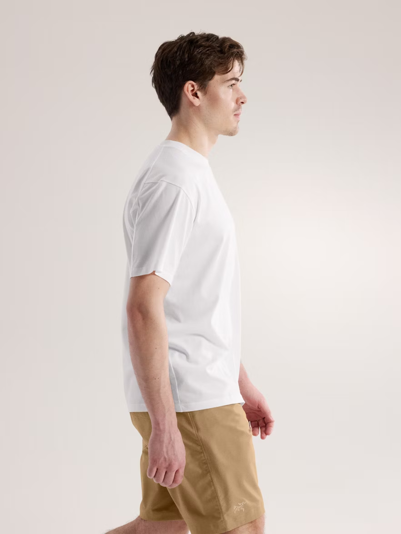 Arc'teryx Men's Kragg SL Cotton Tee in White Light-2