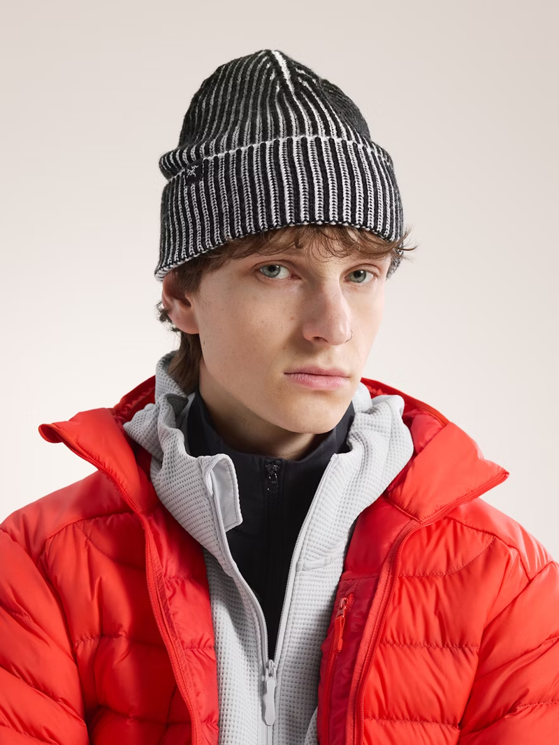 Arc'teryx Ribbed Toque in Black/Arctic Silk-1