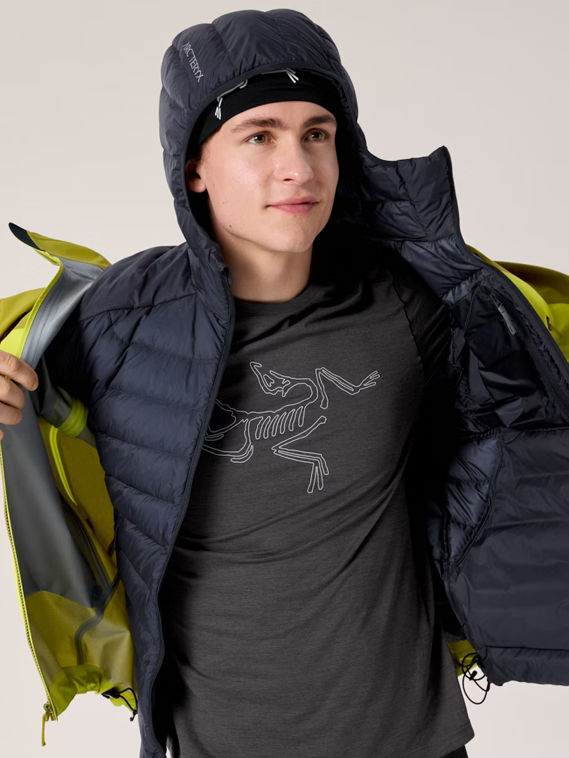 Arc'teryx Men's Cerium Hoody in Black Sapphire-6