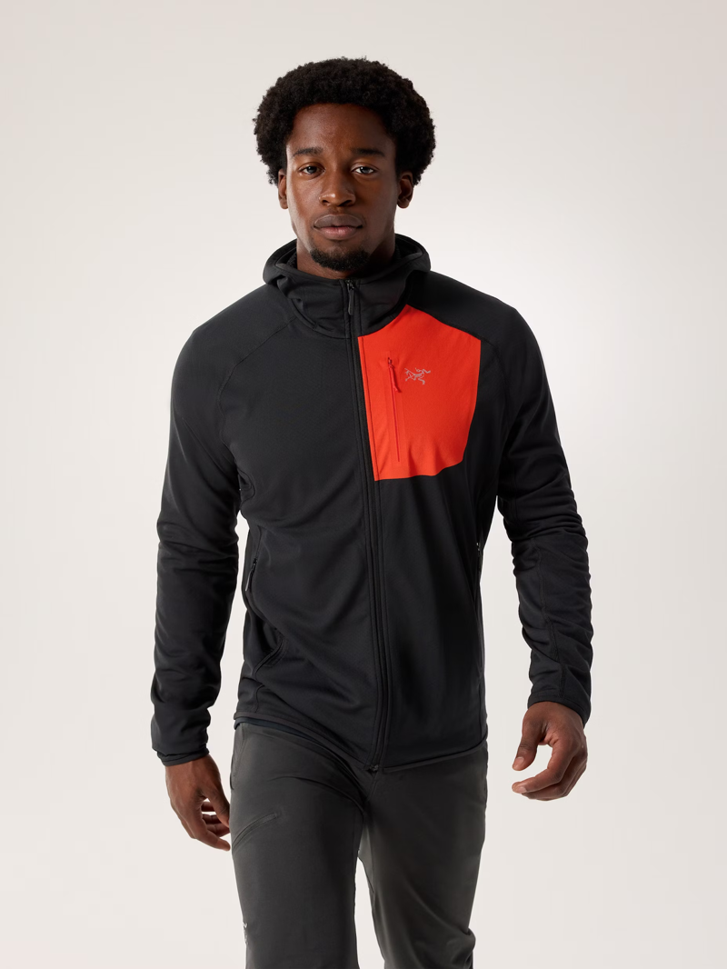 Arc'teryx Men's Delta Hoody in Black/Dynasty-2