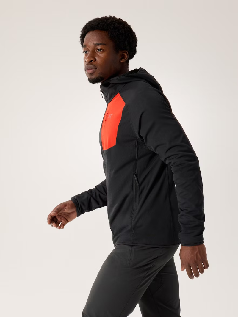 Arc'teryx Men's Delta Hoody in Black/Dynasty-3