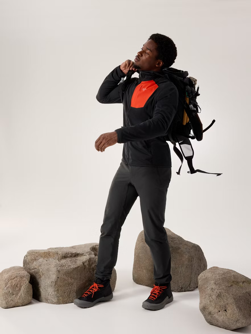 Arc'teryx Men's Delta Hoody in Black/Dynasty-5