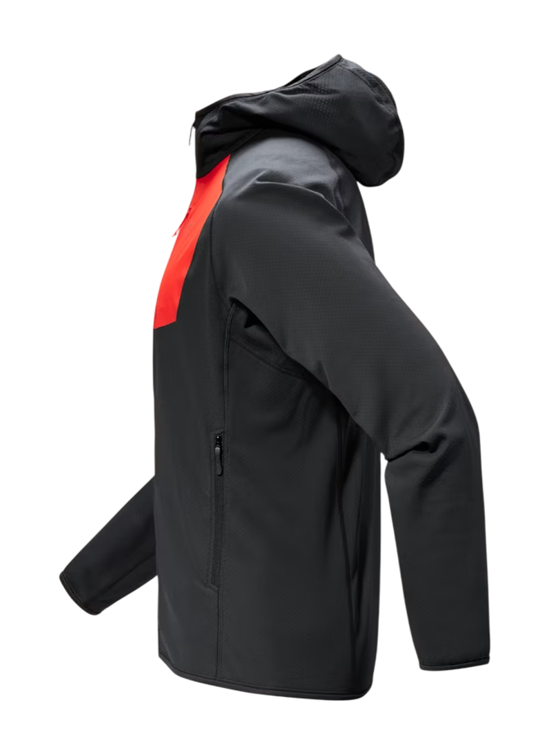 Arc'teryx Men's Delta Hoody in Black/Dynasty-1
