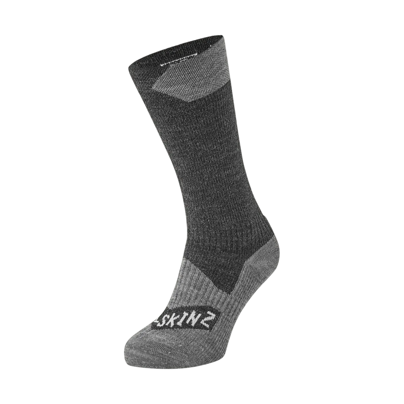 Sealskinz Raynham Waterproof All Weather Mid Length Sock in Black