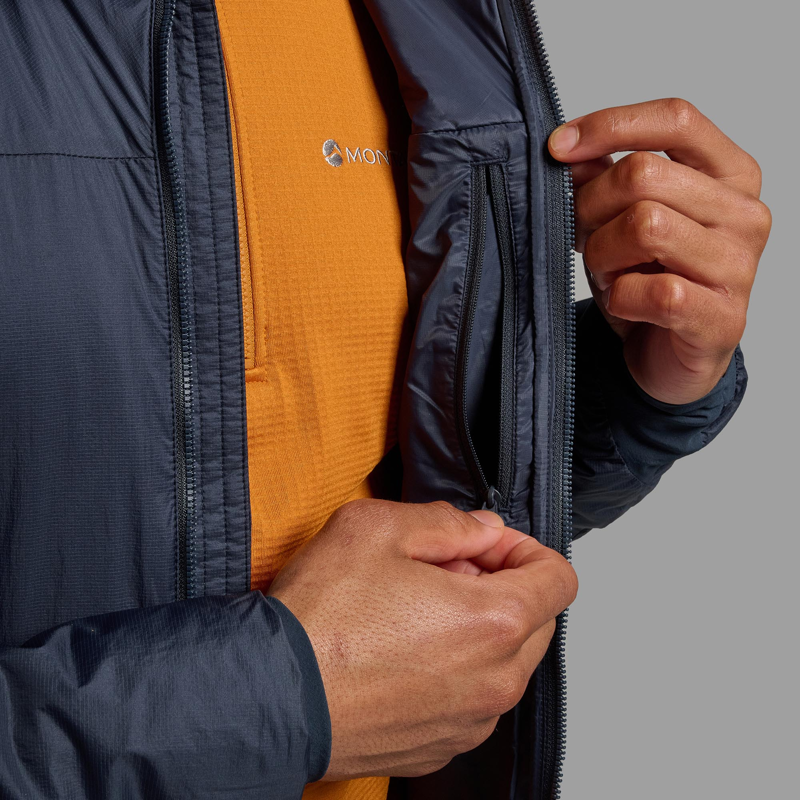 Montane Men's Fortes Lite Hoodie in Eclipse Blue-3