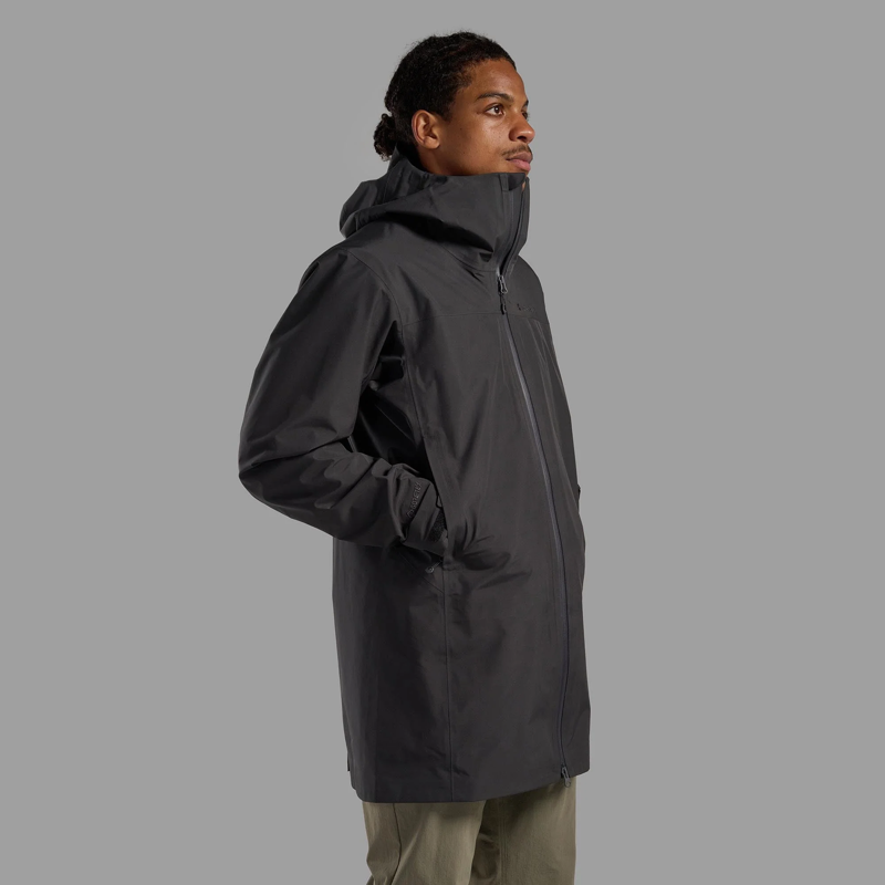 Montane Men's Spirit Long Jacket in Midnight Grey-2