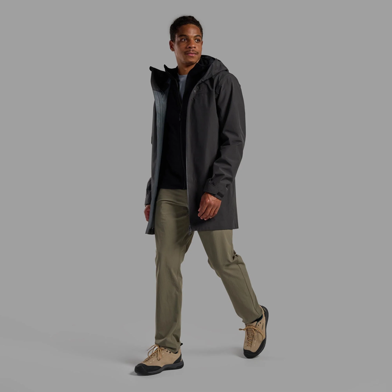 Montane Men's Spirit Long Jacket in Midnight Grey-5