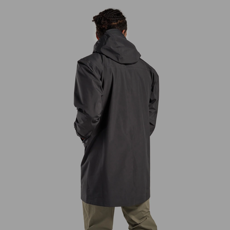 Montane Men's Spirit Long Jacket in Midnight Grey-4