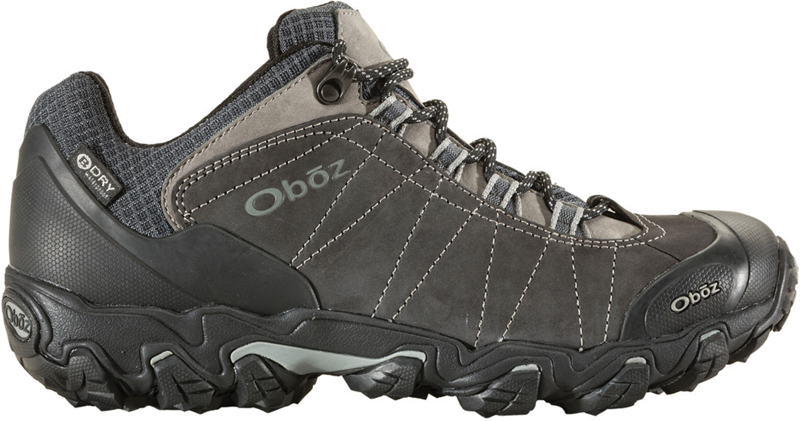 Oboz Men's Bridger Low BDRY in Dark Shadow - Wide Fit