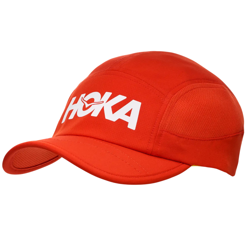 Hoka Run Hat in Habanero
