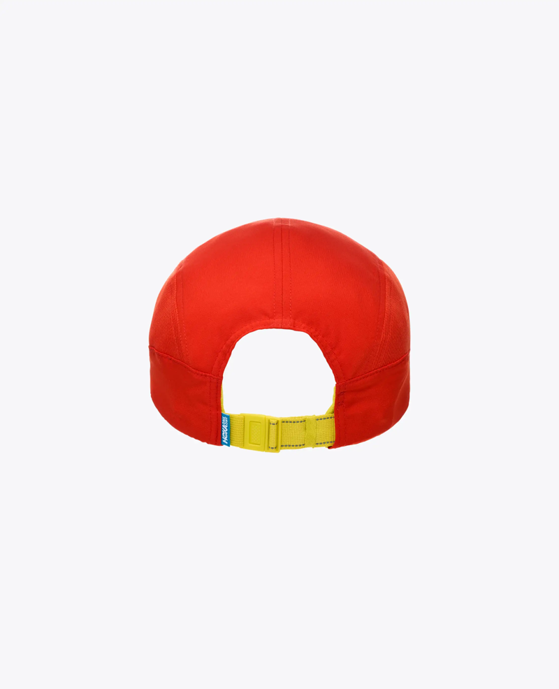 Hoka Run Hat in Habanero-3