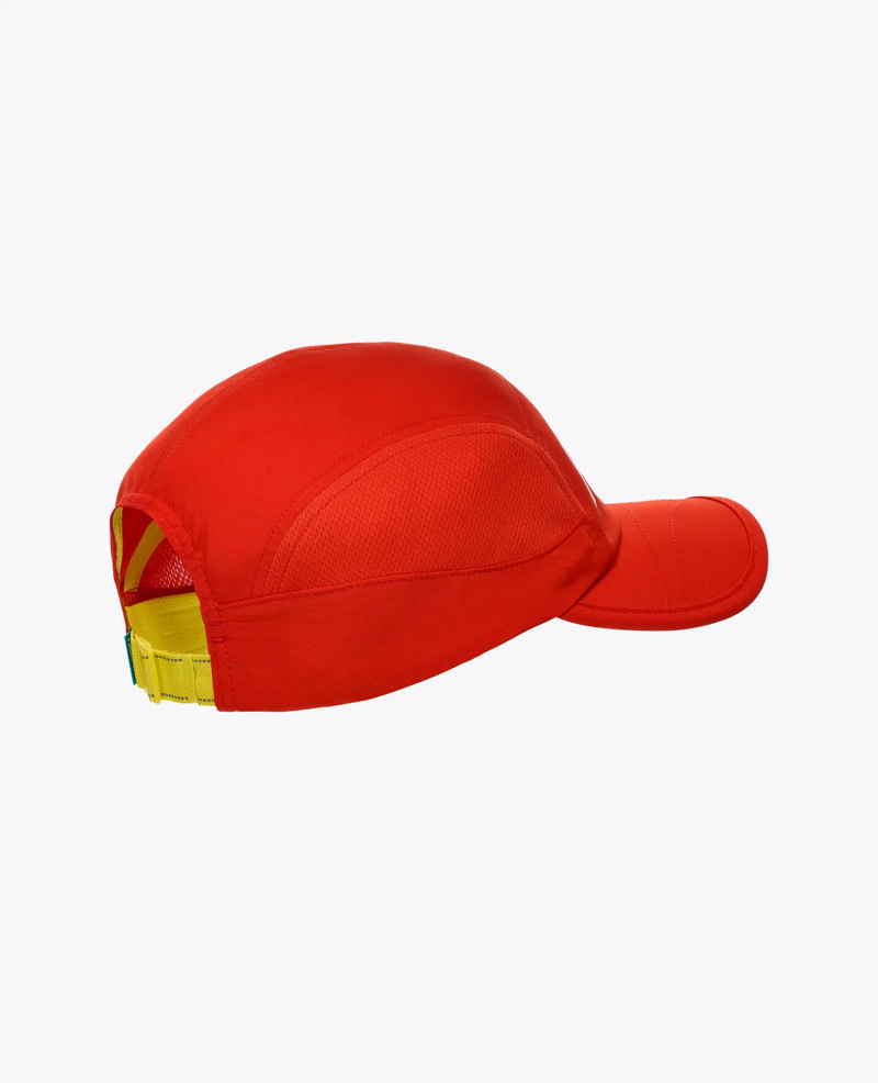Hoka Run Hat in Habanero-2