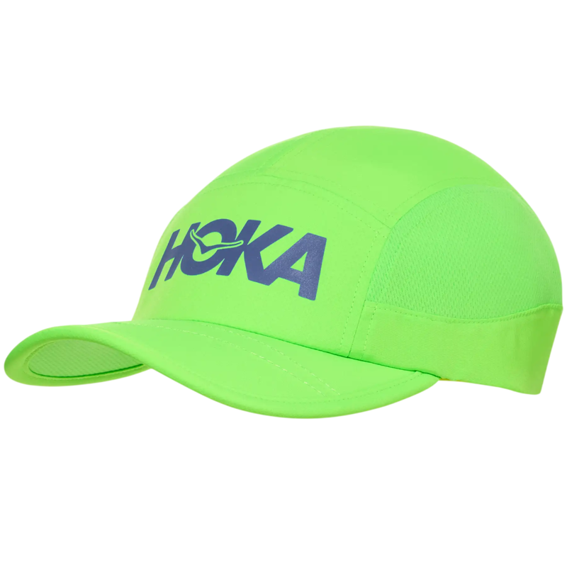 Hoka Run Hat in Neon Green
