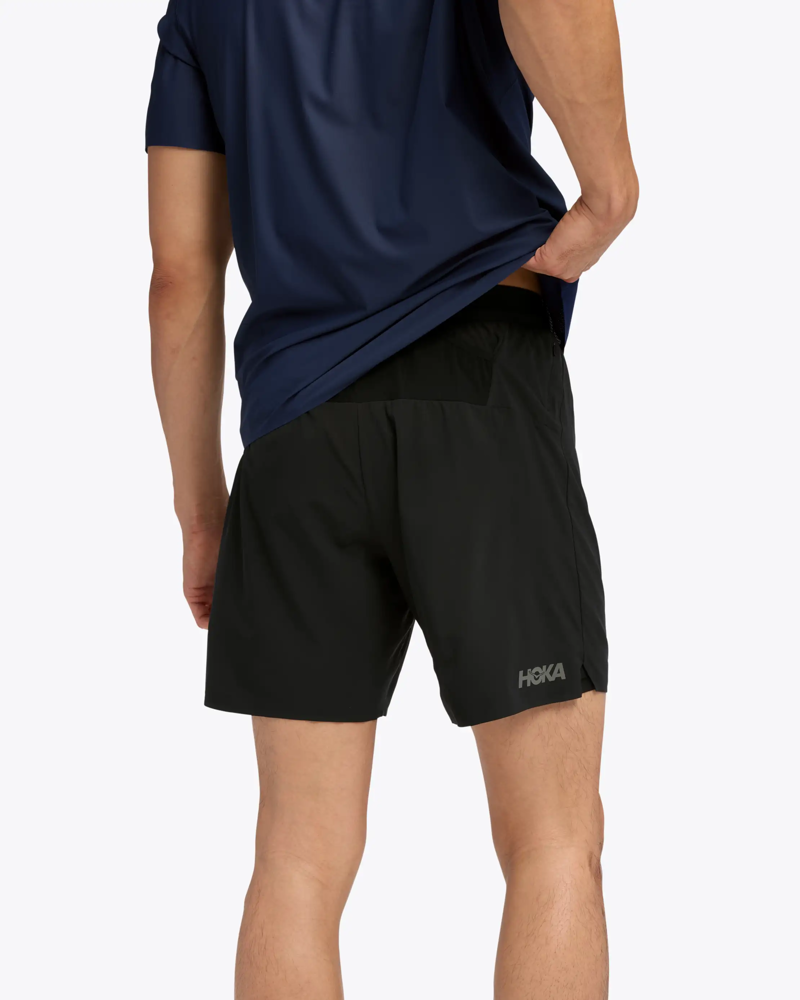 Hoka Men's Glide 7inch 2-in-1 Shorts in Black-1