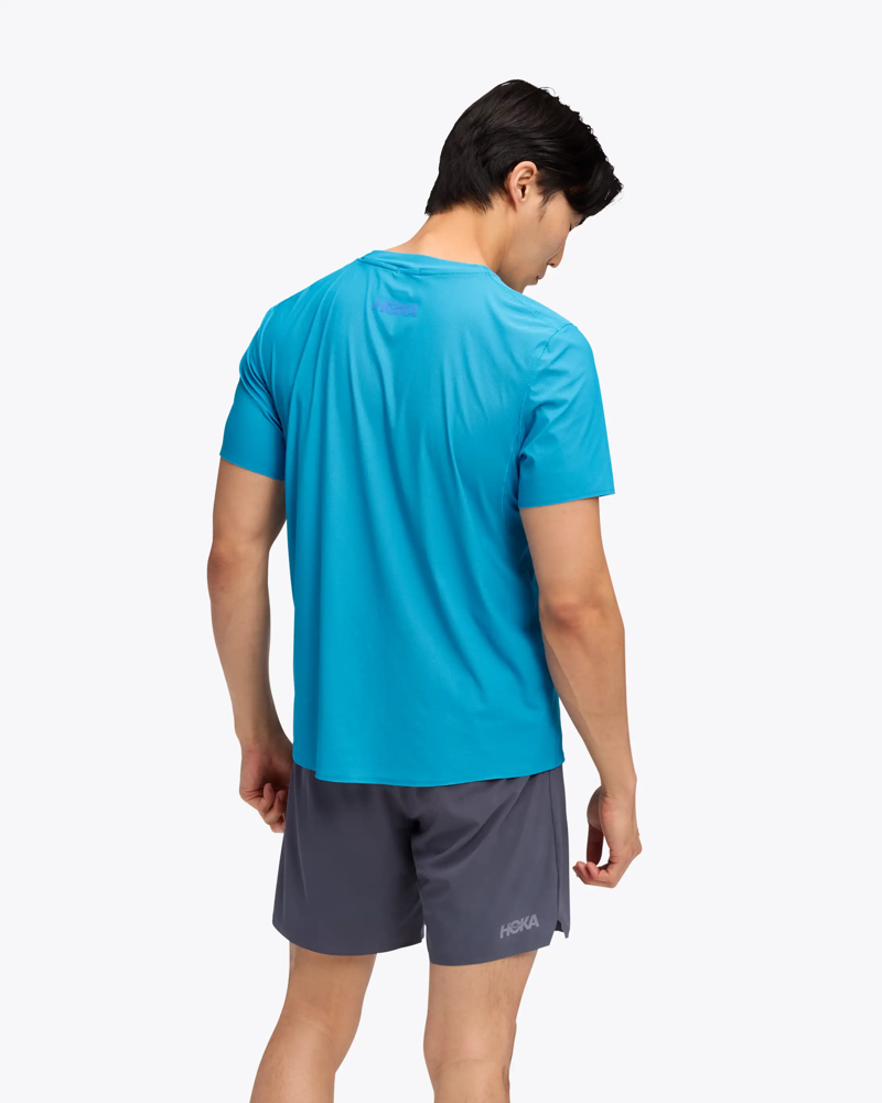 Hoka Men's Airolite 2.0 Tee in Hoka Blue-1